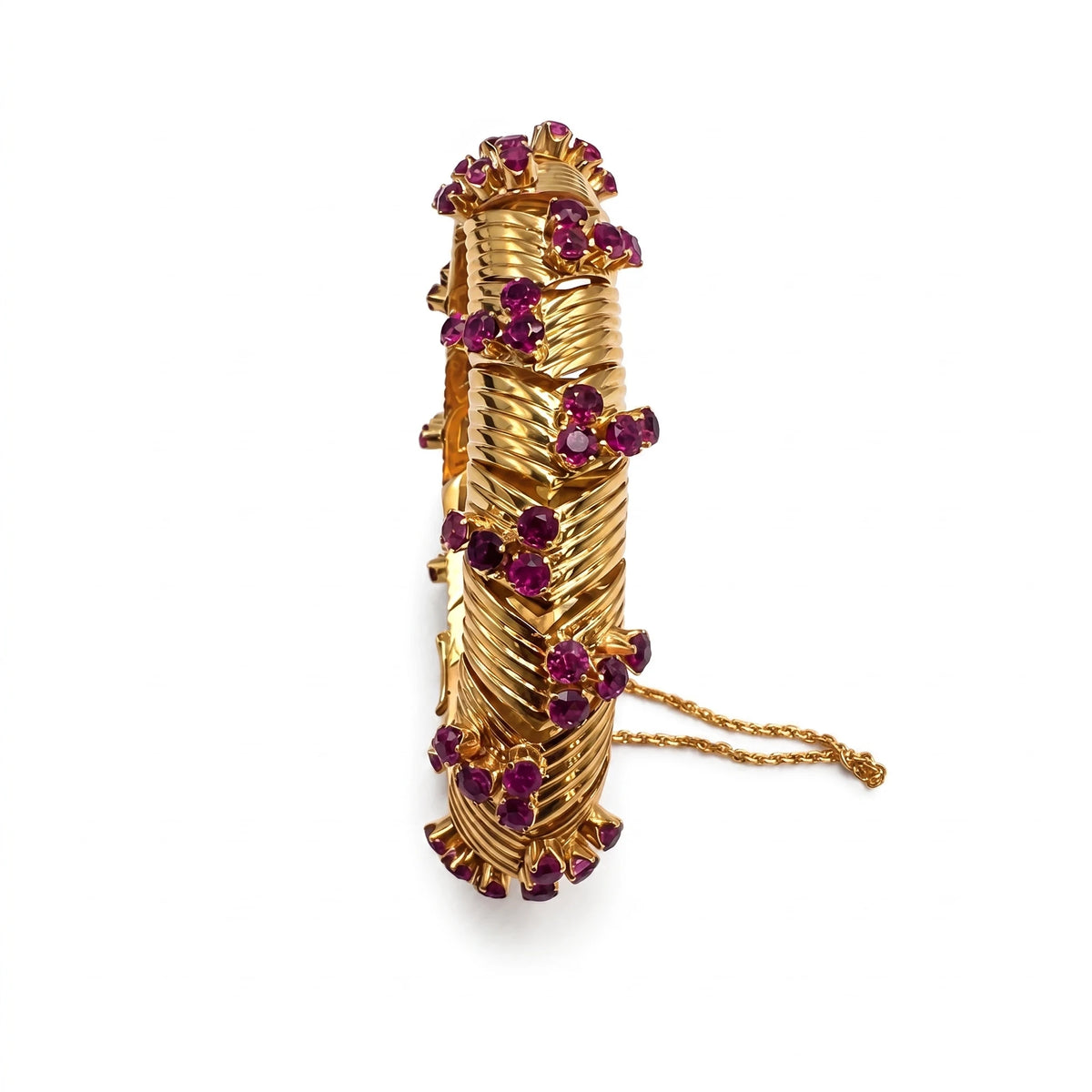 Bracelet or et Rubis