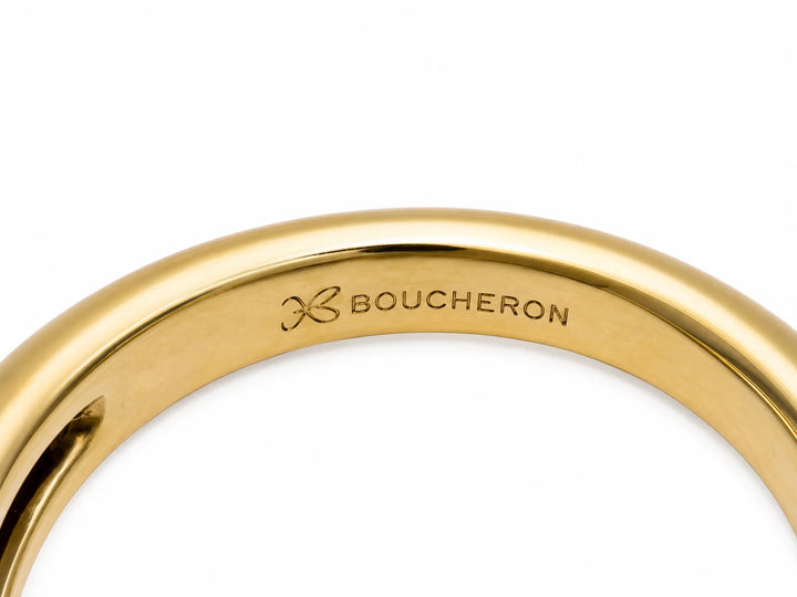 Boucheron Bague Or jaune et Oeil de tigre