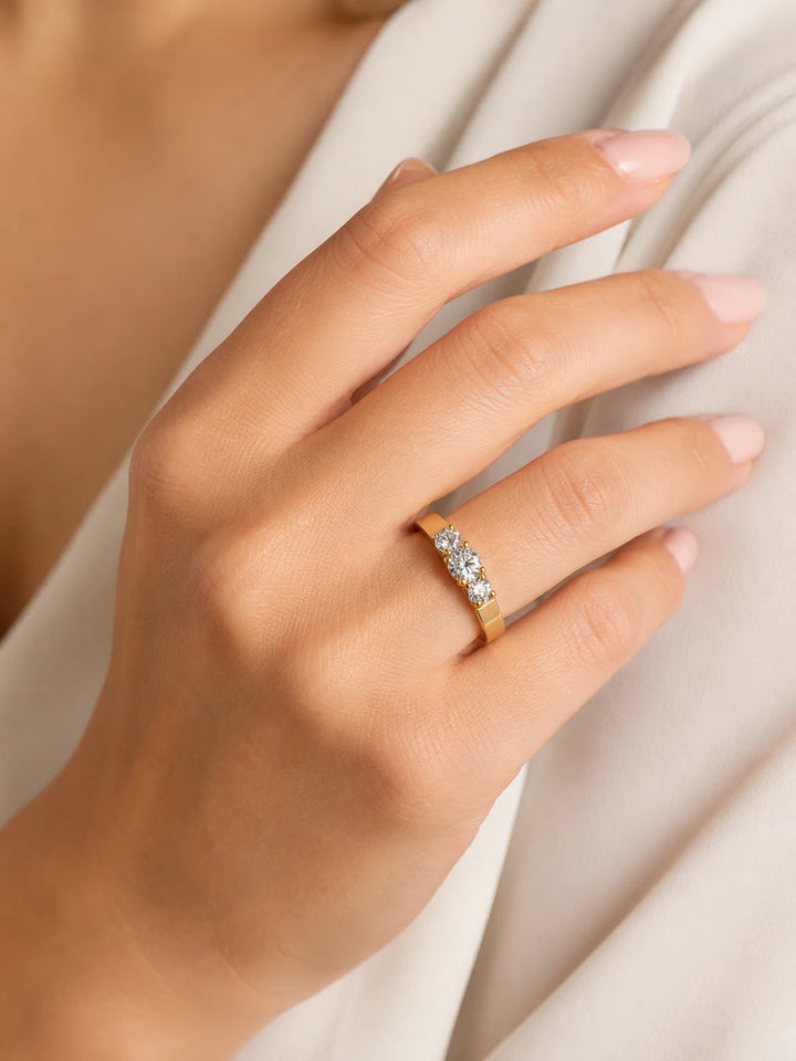 Bague or et Diamant