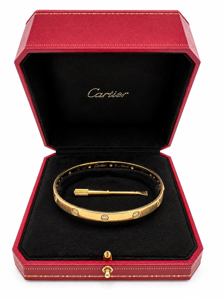Cartier Bracelet Love or et Diamants