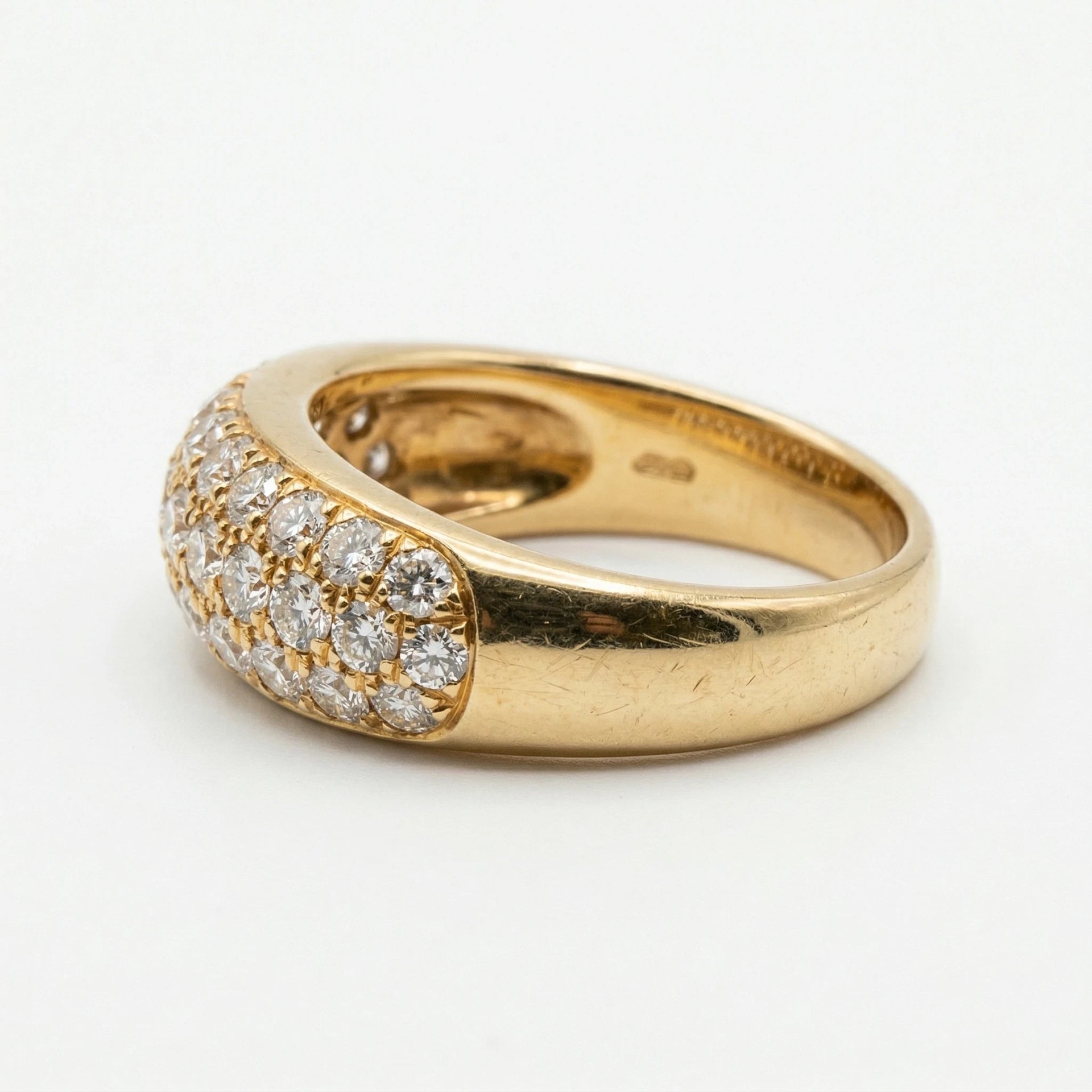 Cartier Bague Etincelle or et Diamant pavage