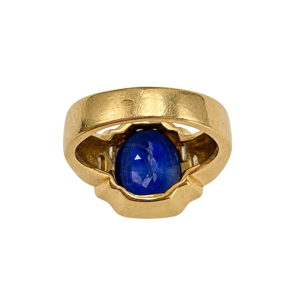 Bague or et Saphir