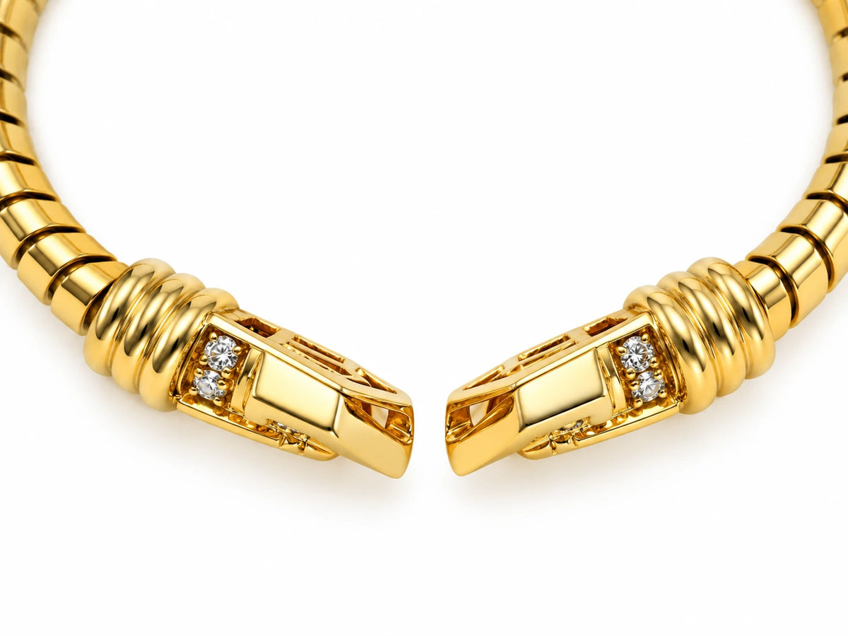 Bulgari Bracelet or et Diamant
