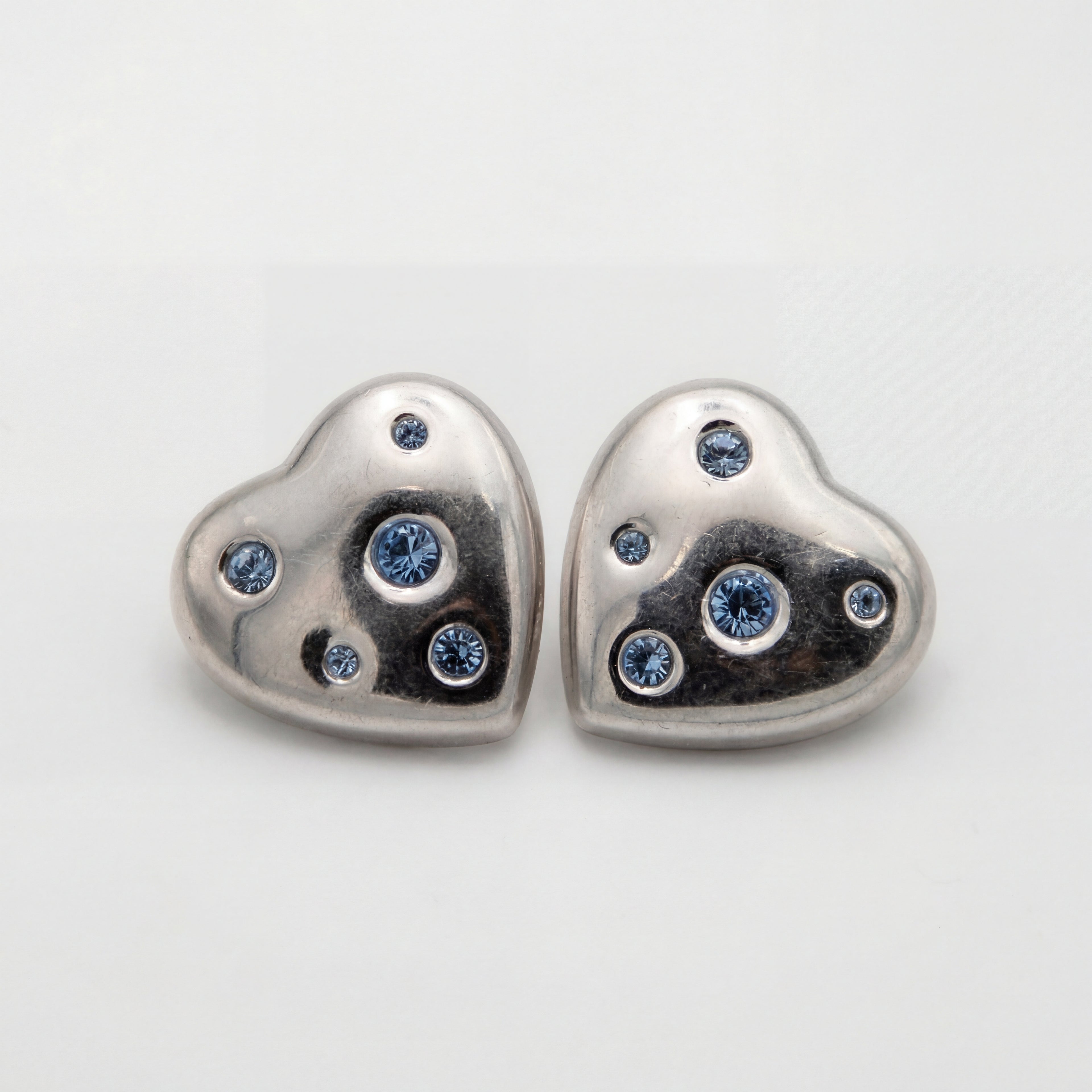 yves saint laurent Boucles d'oreilles Argent et strass