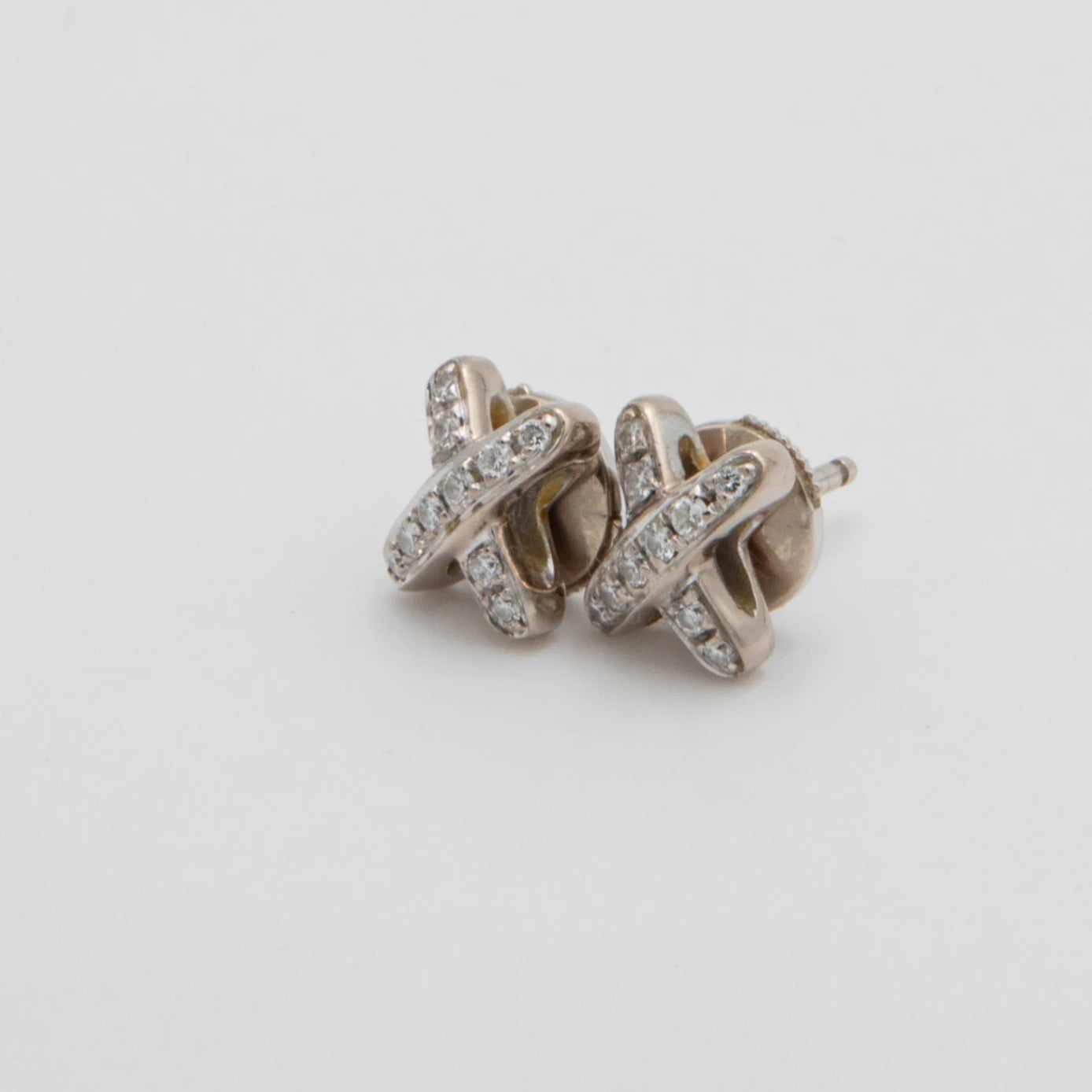 Chaumet Boucles d'oreilles Liens Or blanc et Diamants