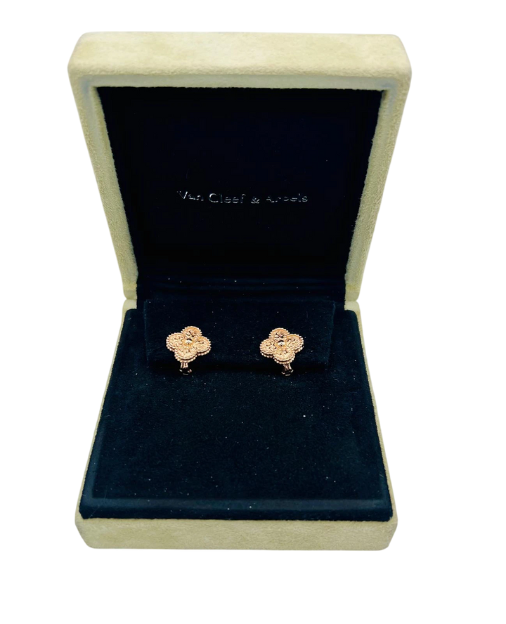 Van Cleef & Arpels Boucles d'oreilles Alhambra or