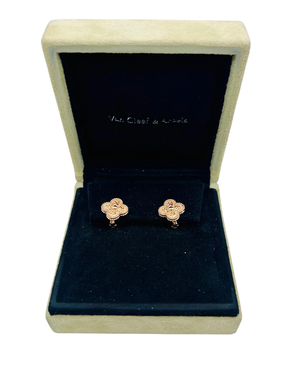 Van Cleef & Arpels Boucles d'oreilles Alhambra Or jaune