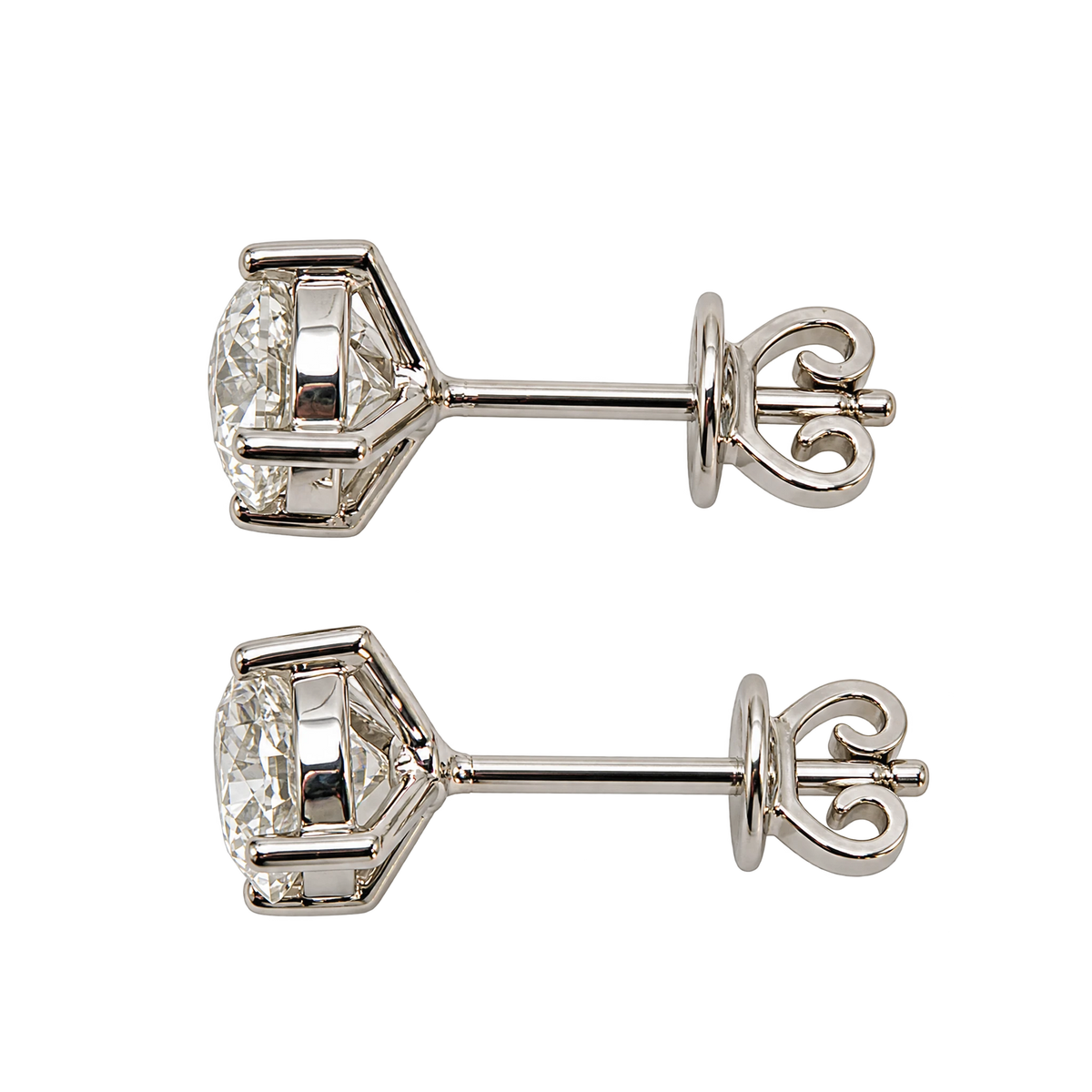 Boucles d'oreilles or et Diamant