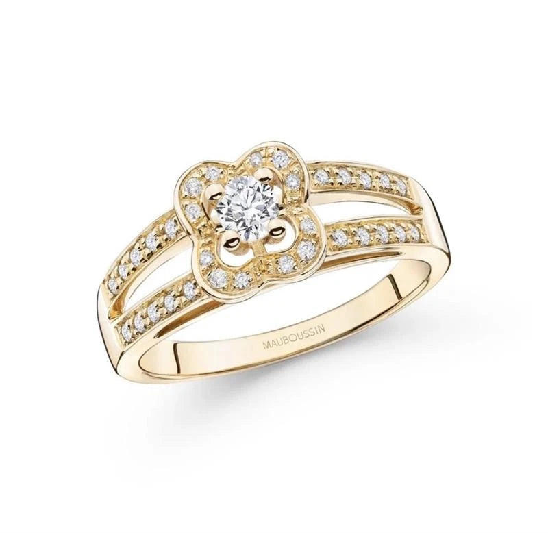 Mauboussin Bague Chance of love Or jaune et Diamant