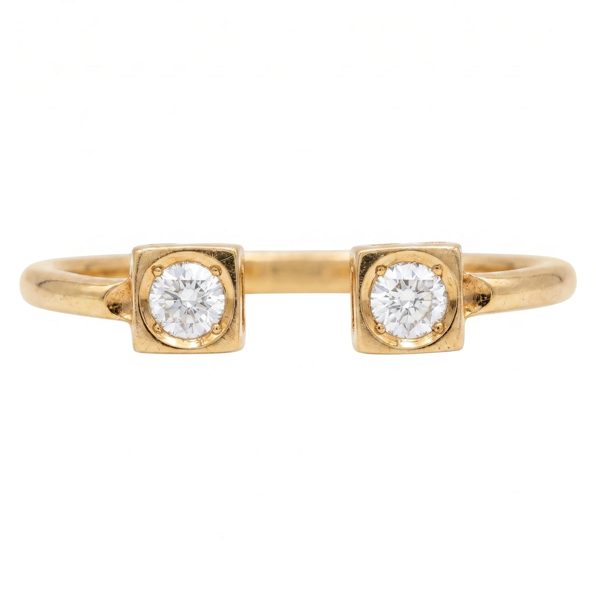 Dinh van Bague Le cube diamant or et Diamant