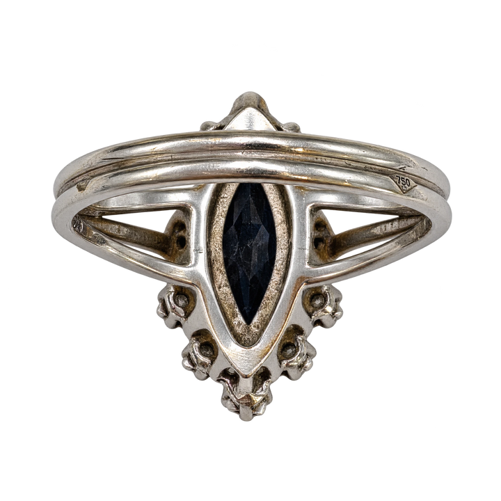 Bague or et Saphir