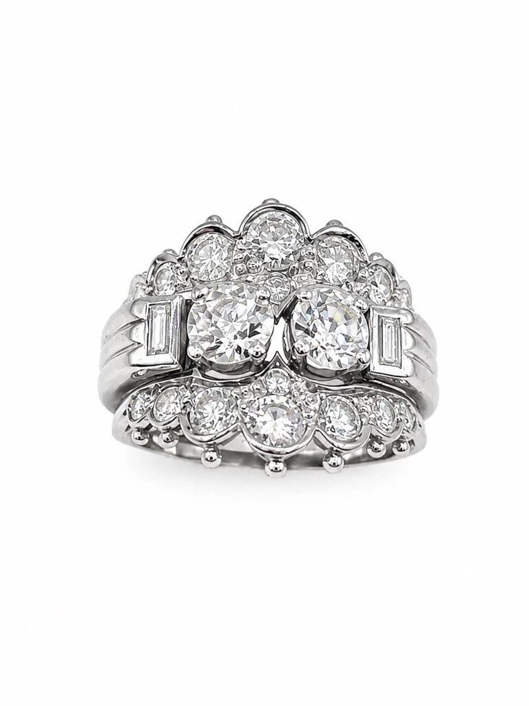 Bague platine et Diamant