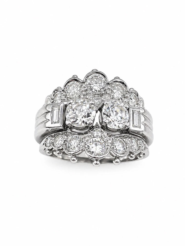 Bague platine et Diamant