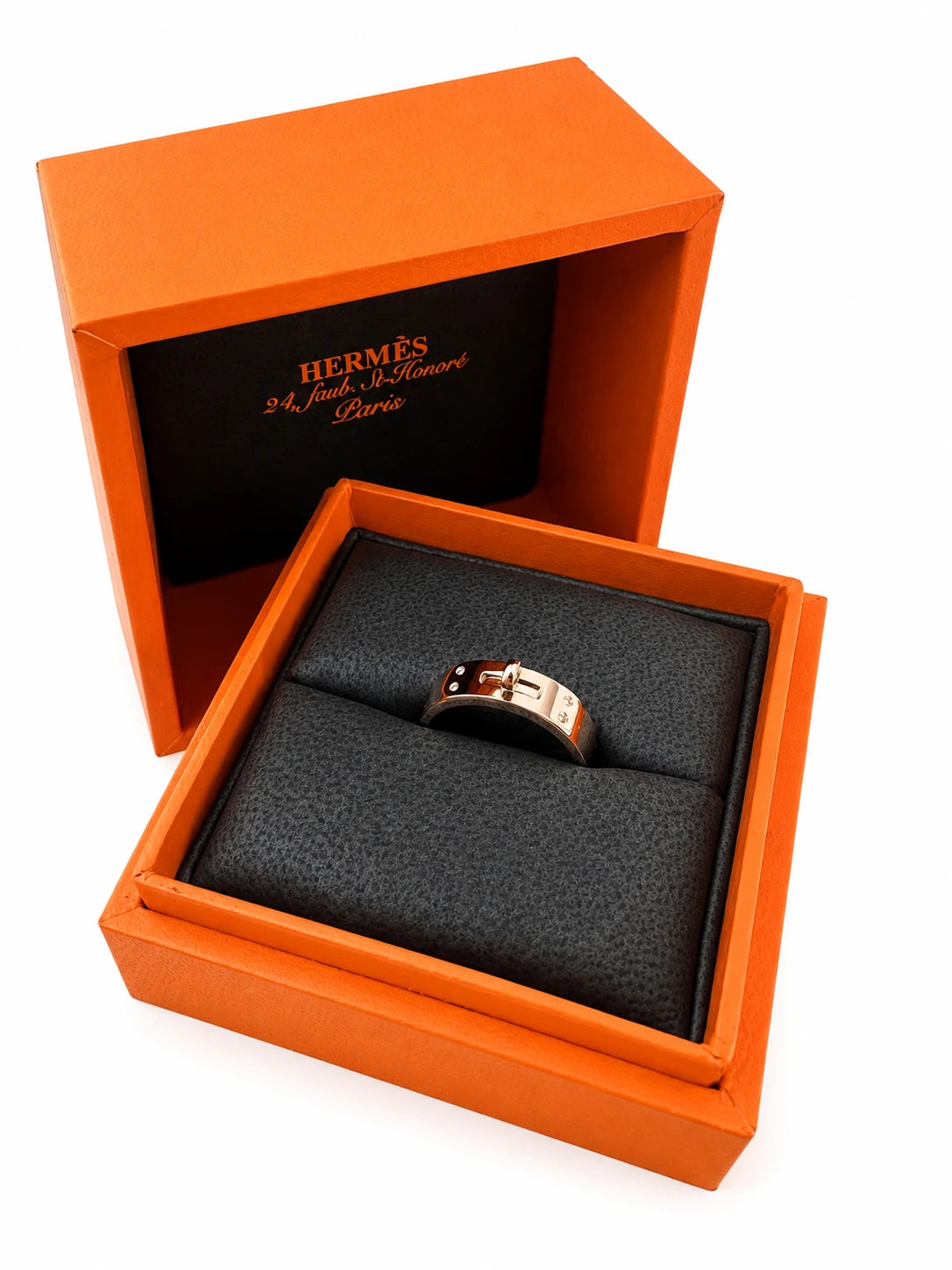 Hermès Bague Kelly or et Diamant