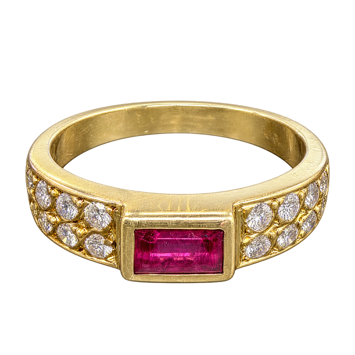 Bague Van Cleef & Arpels Rubis & Diamants