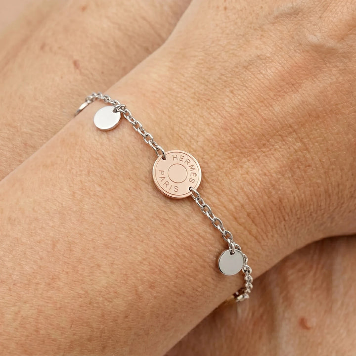 Hermès Bracelet Ex libris Or rose