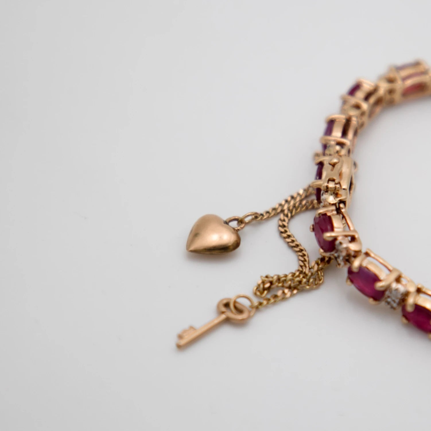 Bracelet Or jaune et Rubis