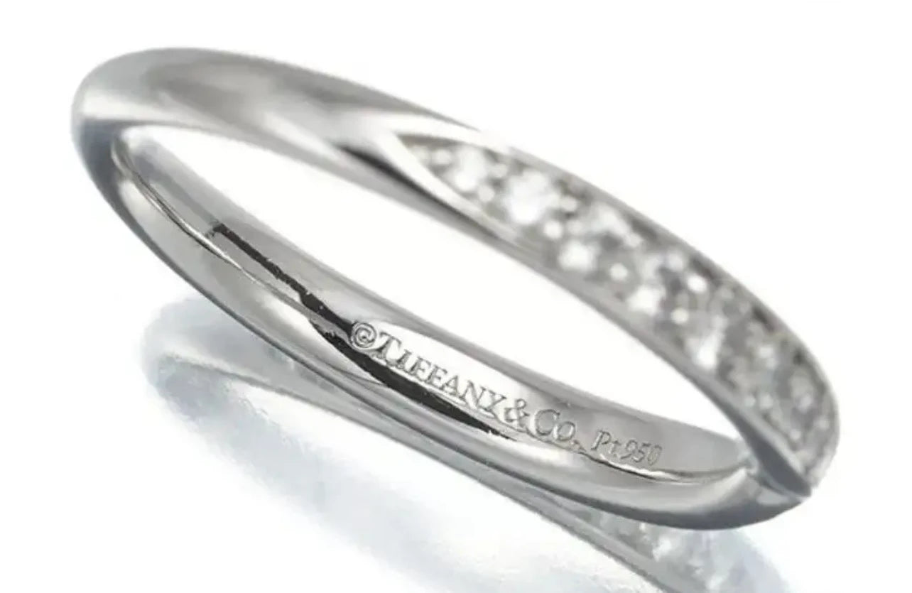 Tiffany & Co. Bague Platine et Diamant