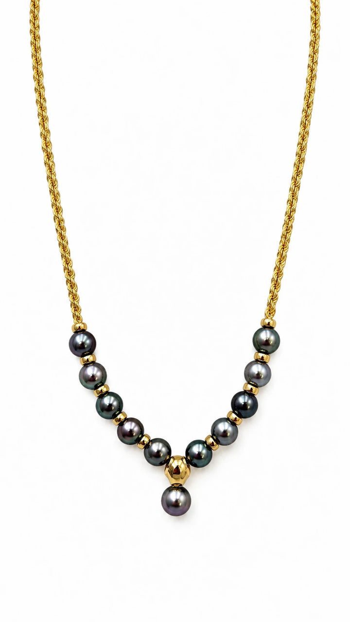 Collier or et Perle