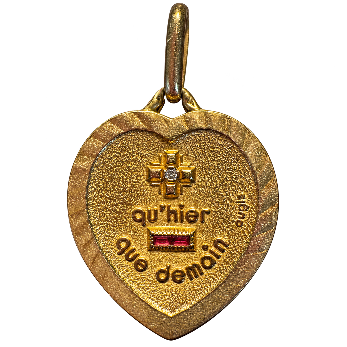 Augis Médaille + qu'hier - que demain or et Rubis