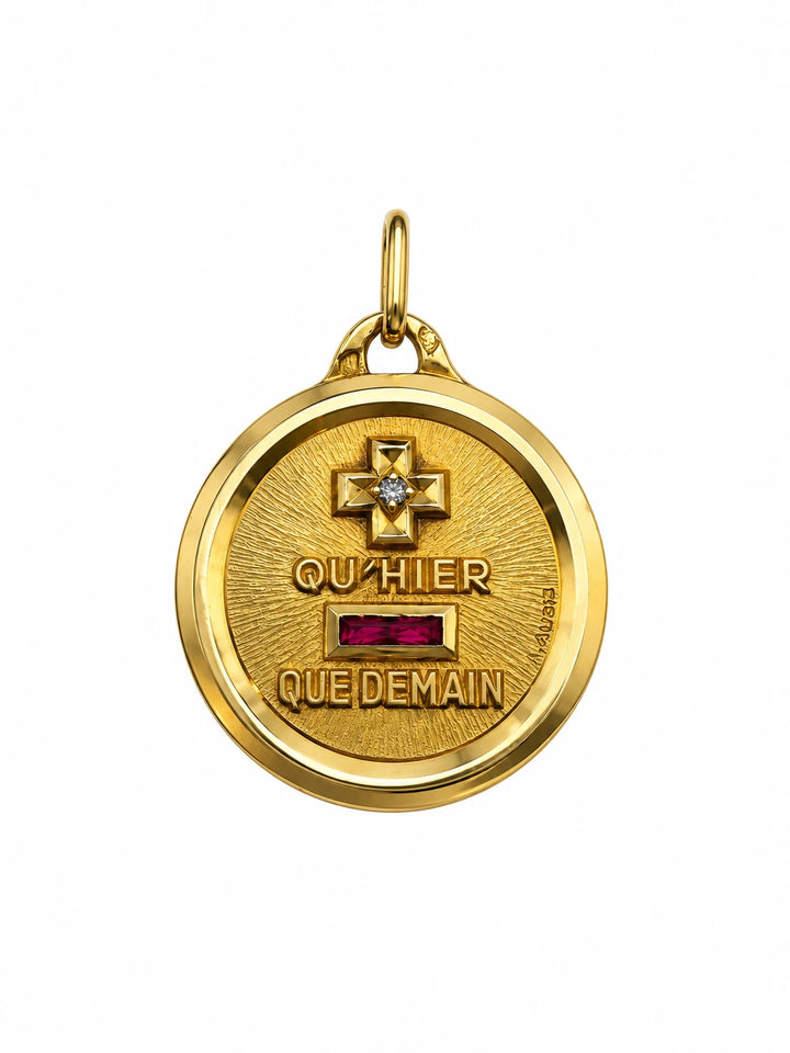 Augis Médaille or et Rubis