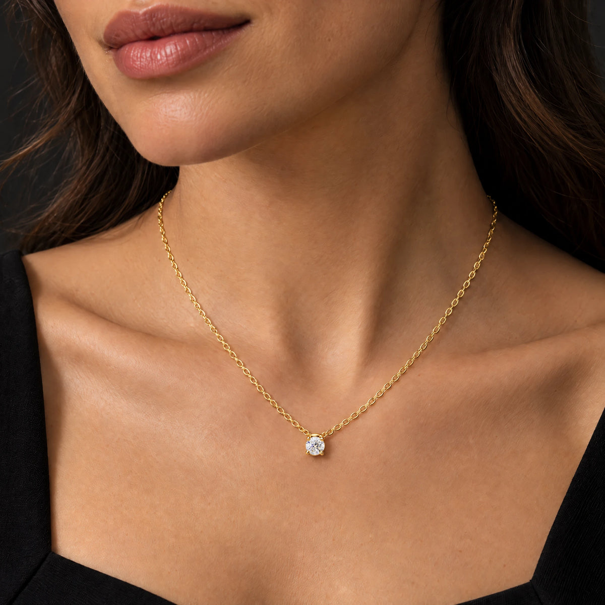 Collier or et Diamant