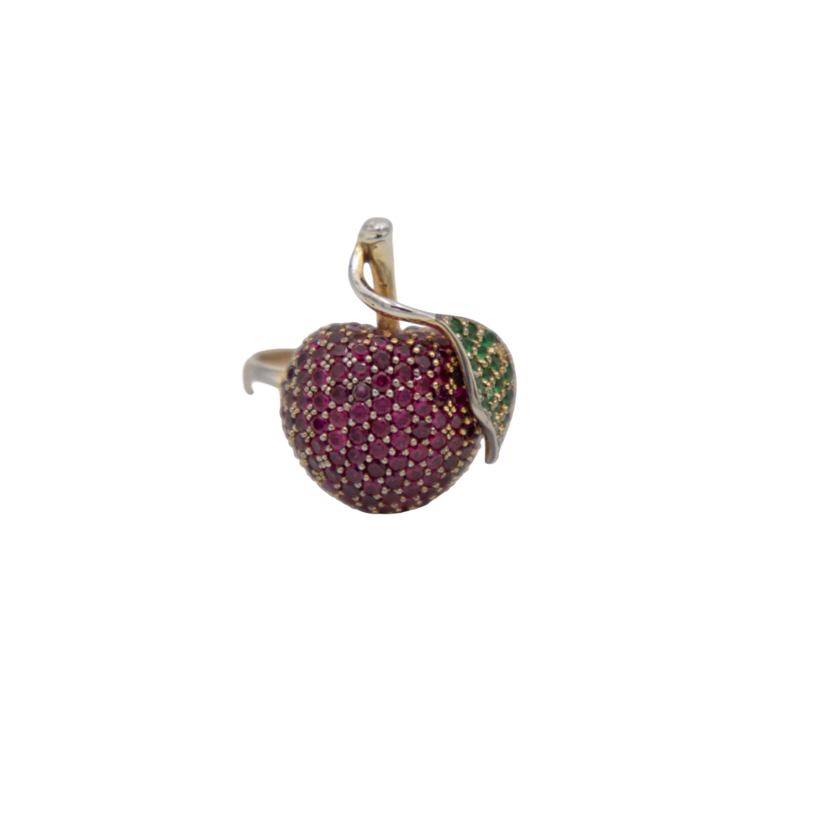 Bague or et Rubis