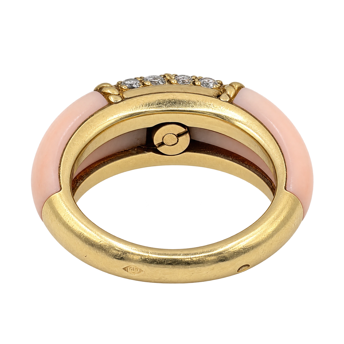 Van Cleef & Arpels Bague Philippine or et Corail
