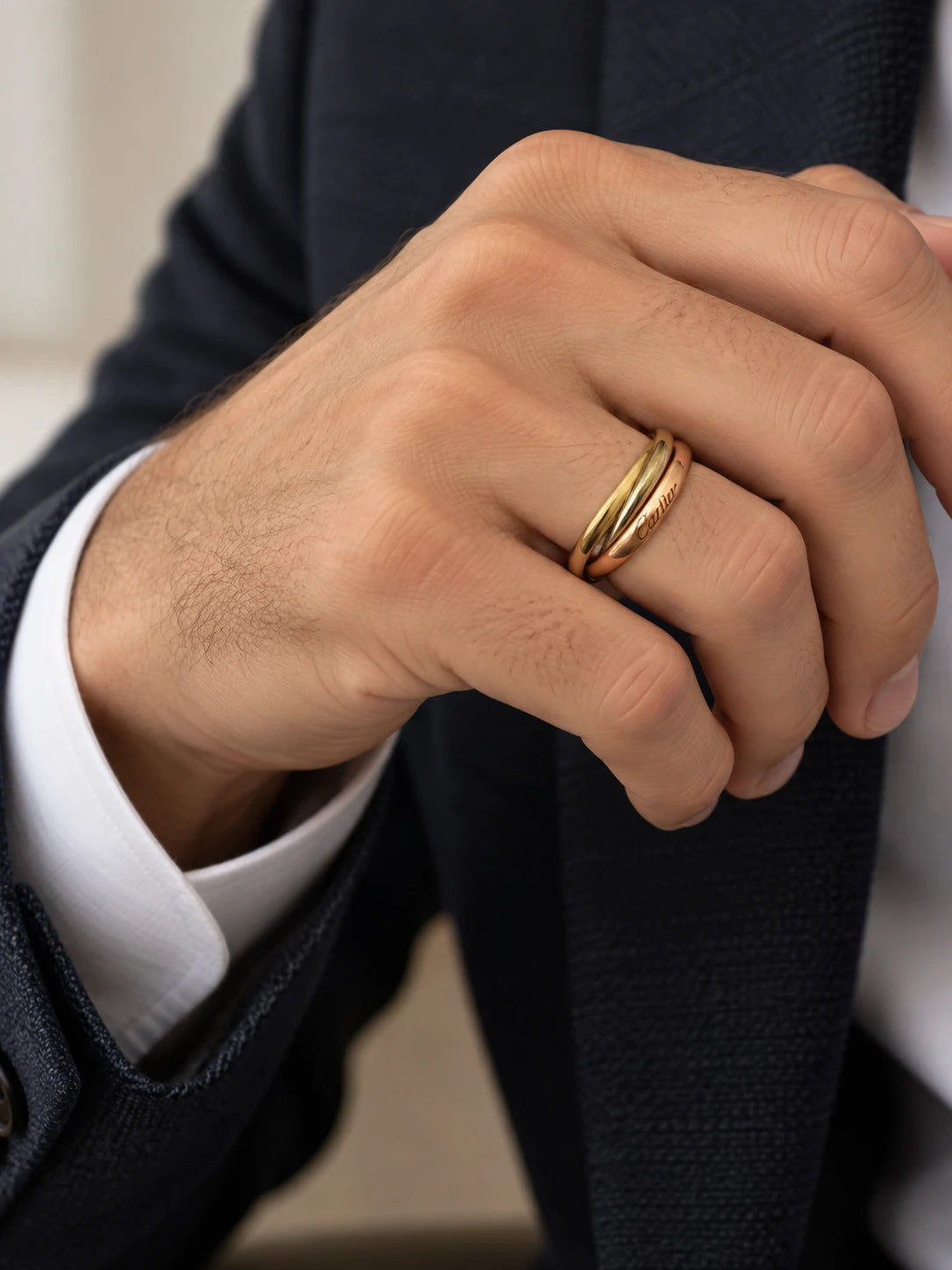 Cartier Bague Trinity en or