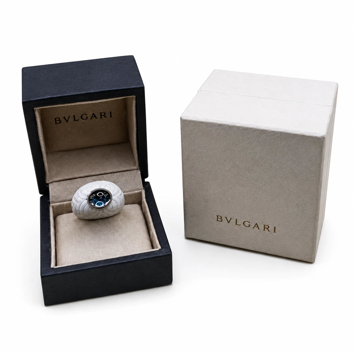 Bulgari Bague Chandra or et Topaze