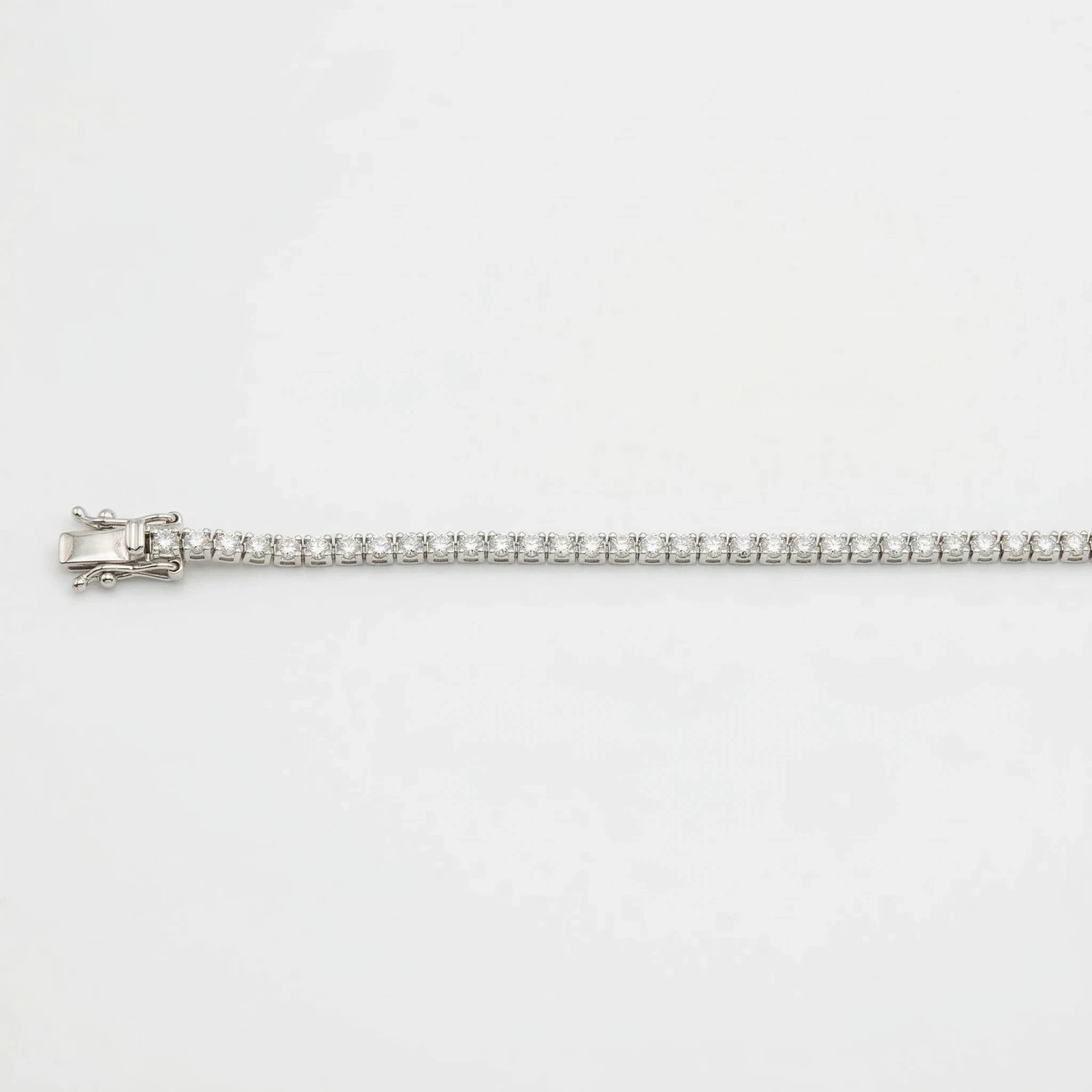 Bracelet Or blanc et Diamant pavage