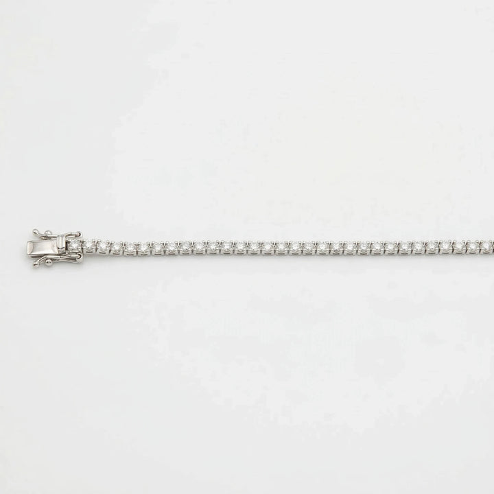 Bracelet Or blanc et Diamant pavage
