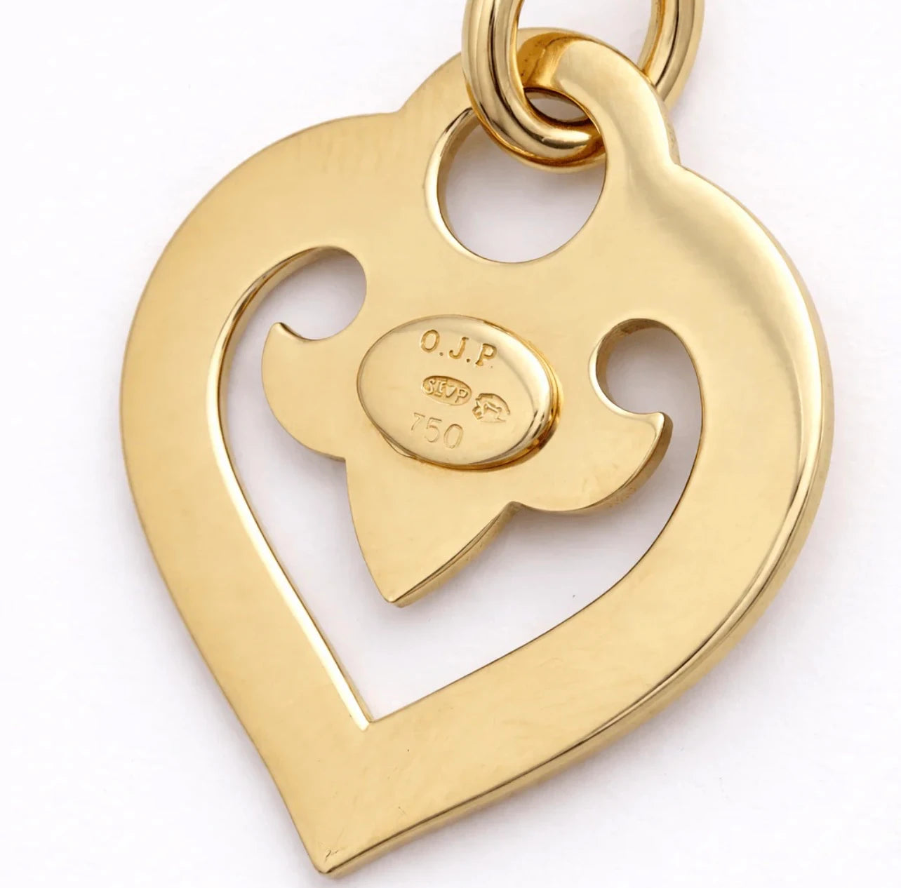 OJ Perrin Pendentif Coeur Legende or