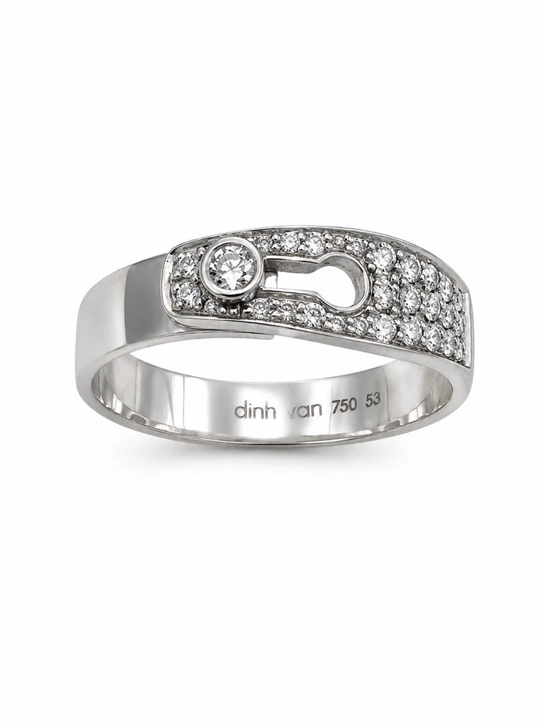 Dinh van Bague Serrure or et Diamant