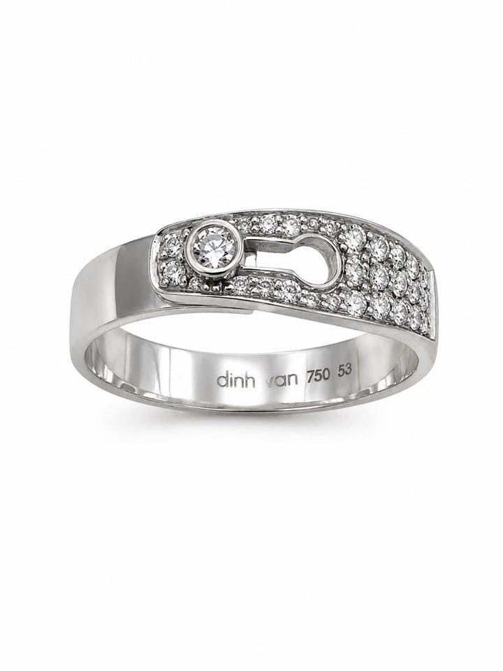Dinh van Bague Serrure or et Diamant