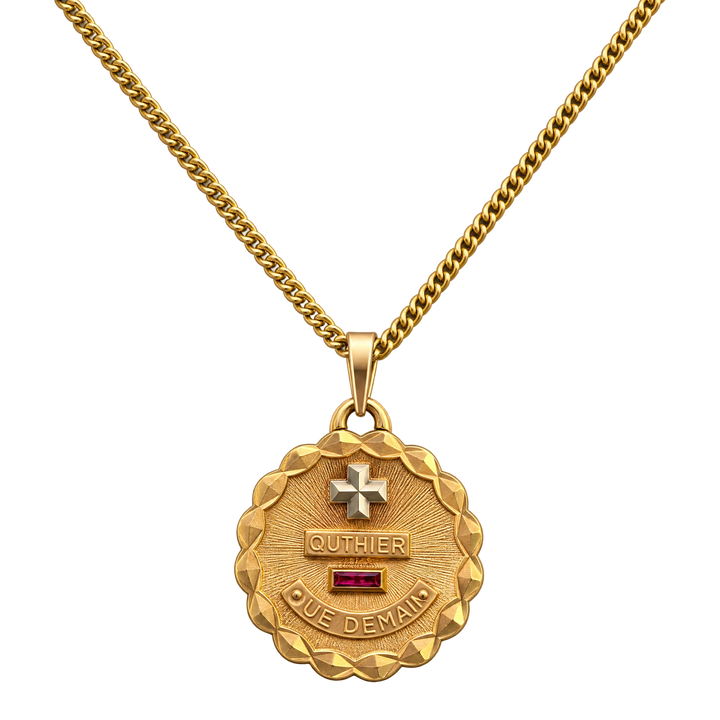 Augis Médaille + qu'hier - que demain or et Rubis