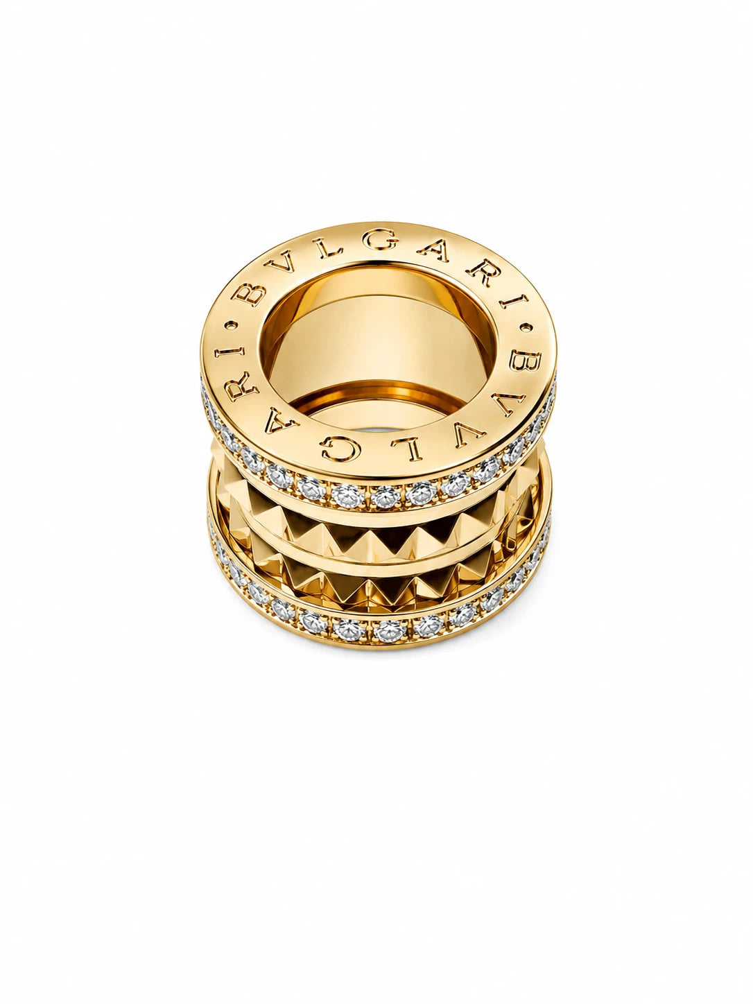Bulgari Collier B Zero 1 or et Diamant pavage