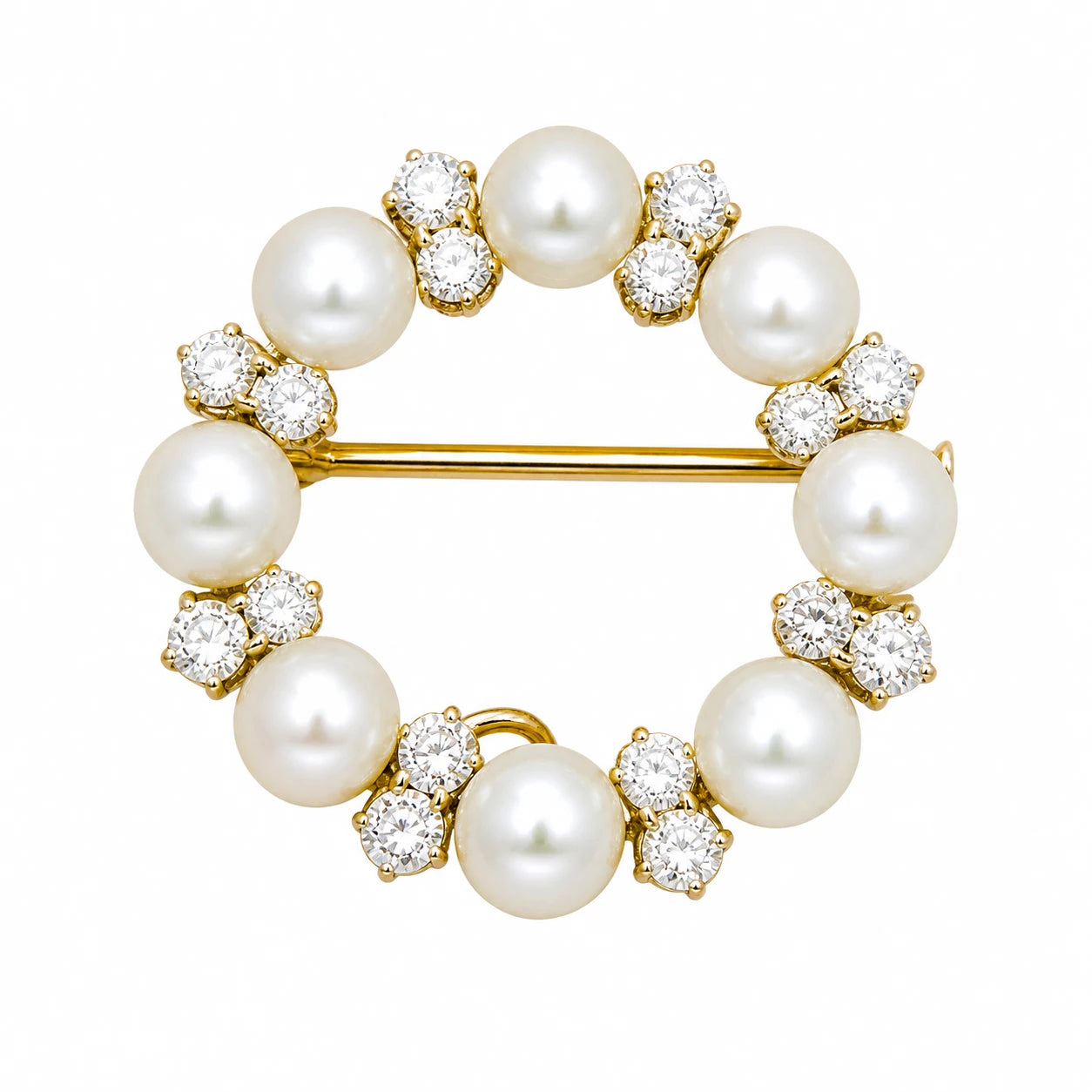 Broche or et Diamant