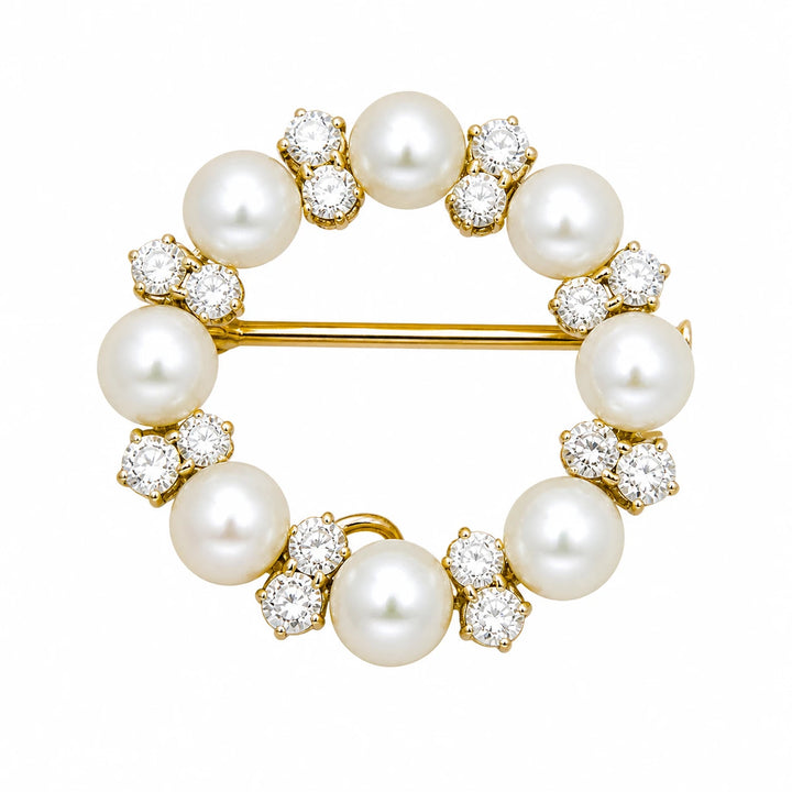 Broche or et Diamant