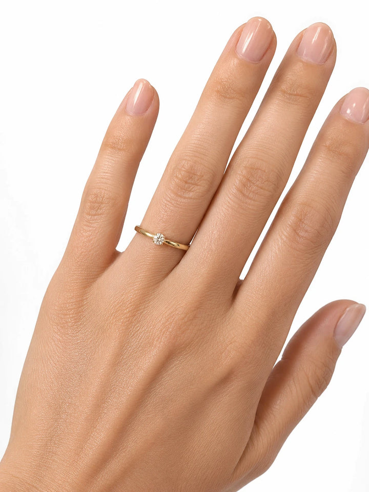 Bague or et Diamant