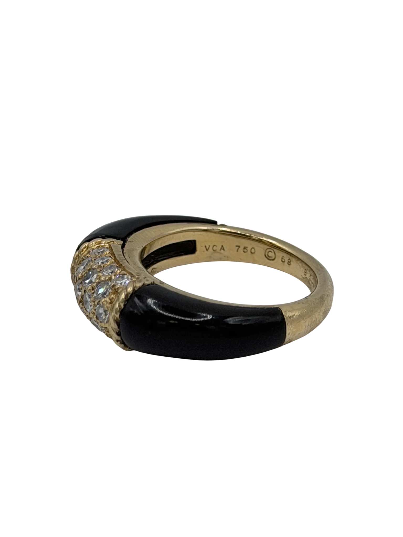 Van Cleef & Arpels Bague Phillipine or et Onyx