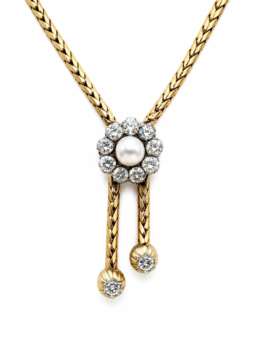 Collier Or jaune et Diamants