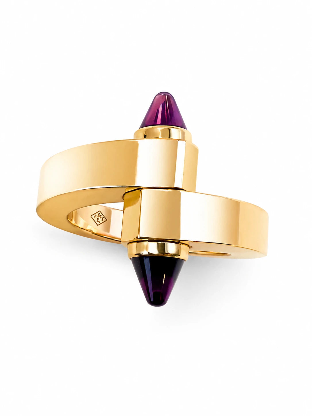 Cartier Bague Menottes Or jaune et Grenat