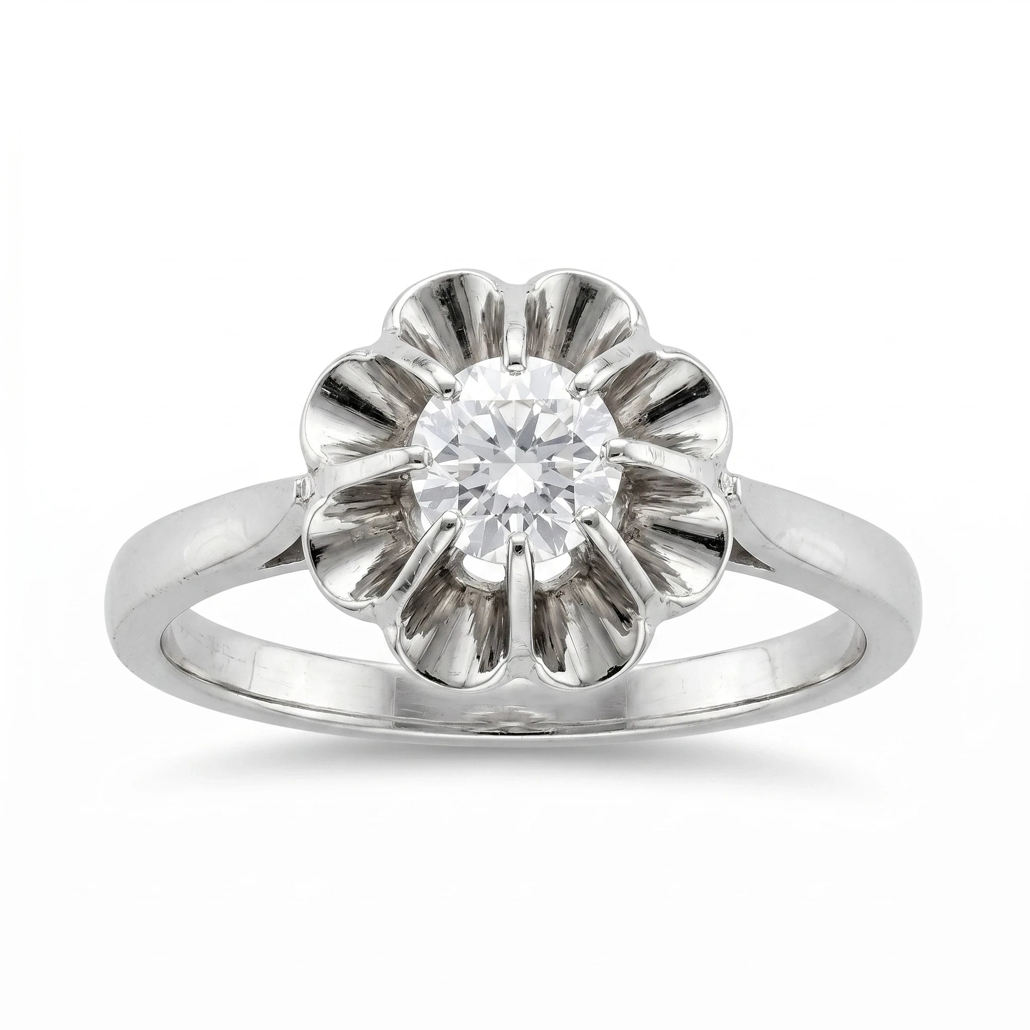 Bague Or gris et Diamant