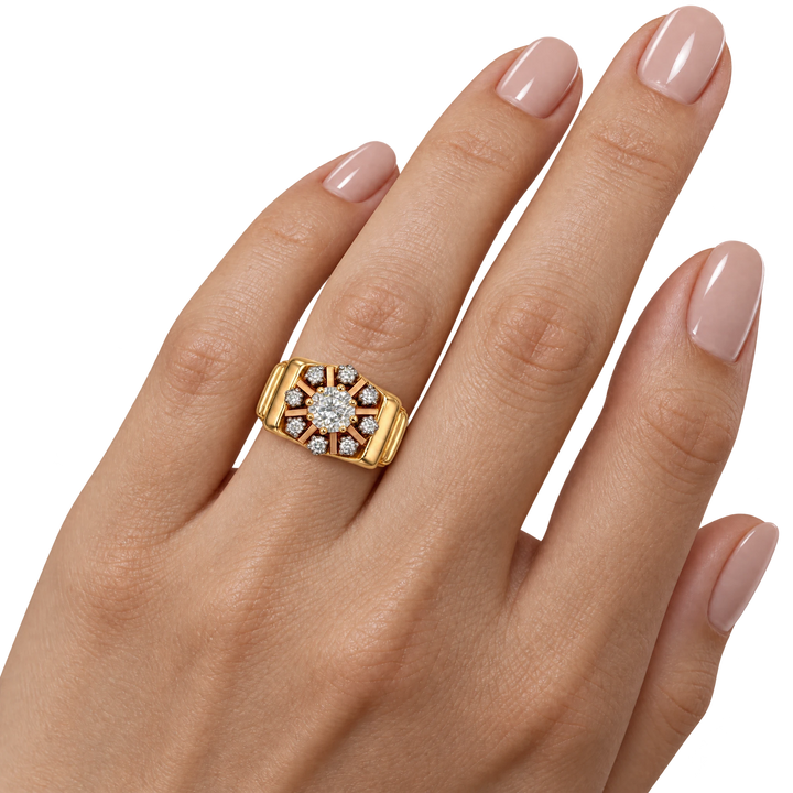 Bague or et Diamant