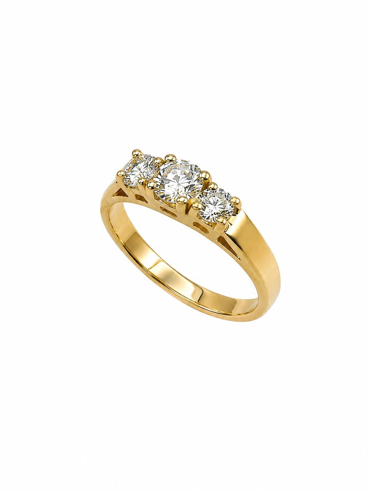 Bague or et Diamant