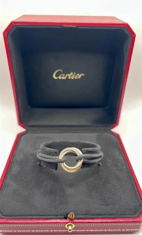 Cartier Bracelet Trinity Or jaune et Diamant pavage