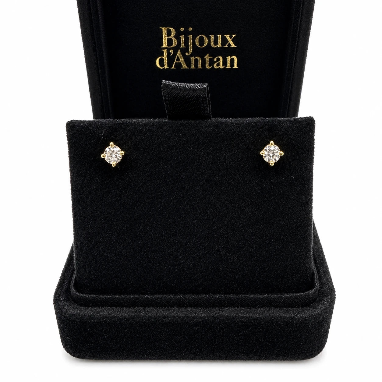 Boucles d'oreilles or et Diamants