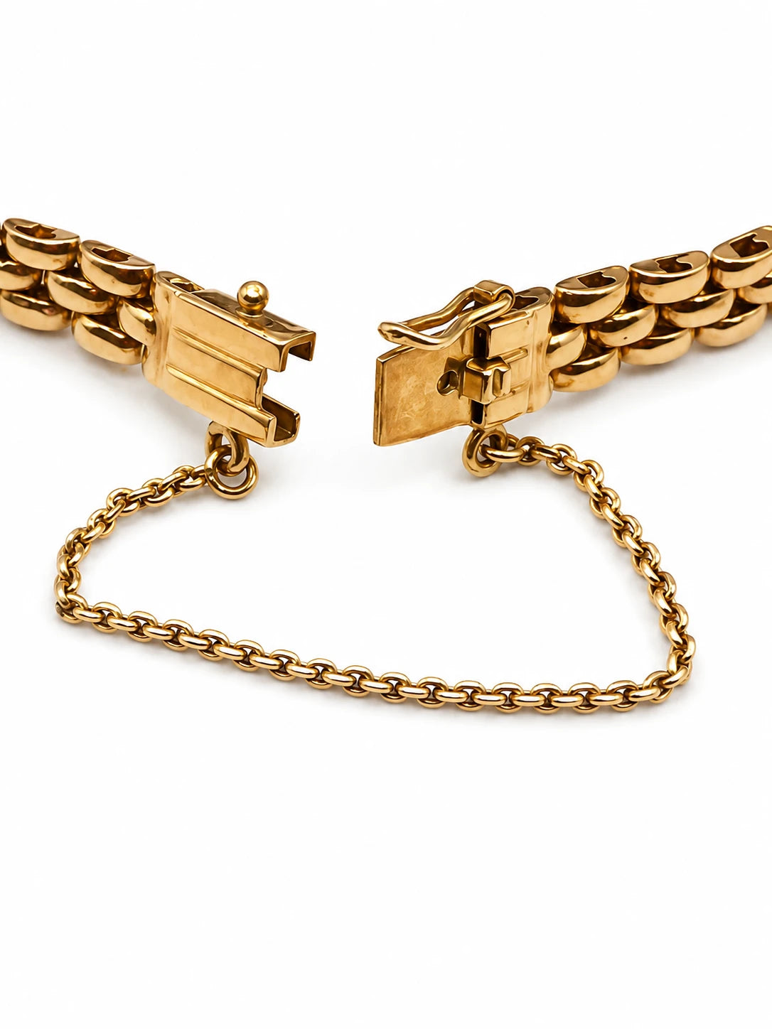 Bracelet or et Saphir
