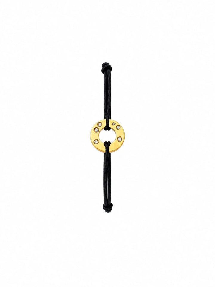 Dinh van Bracelet Cible or et Diamant